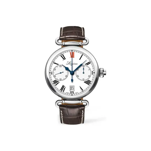 LONGINES Автоматический Механический Механизм Мужские Классические Винтажные Часы 40 мм Белые