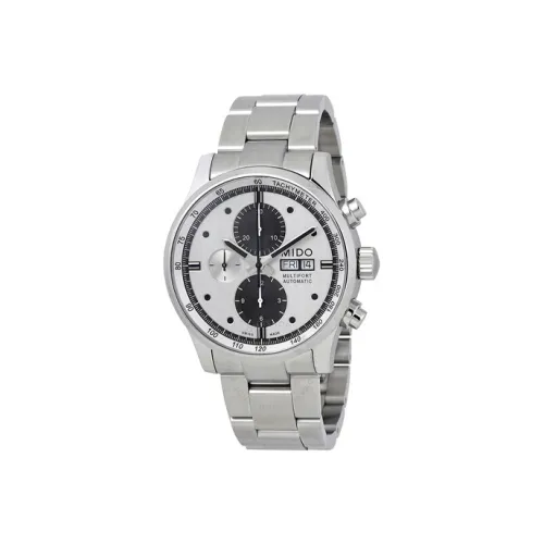 Mido Helm Автоматический Механический Часы Мужские 44 мм Серебристый Циферблат Корпус из Нержавеющей Стали Ремешок из Нержавеющей Стали