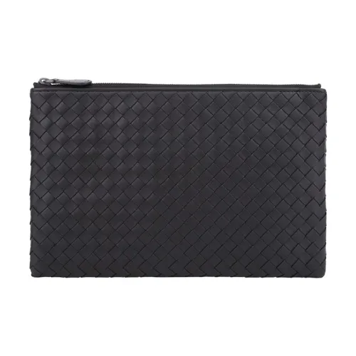 Bottega Veneta Sheepskin Clutch Bag Clutch Small Women's Black