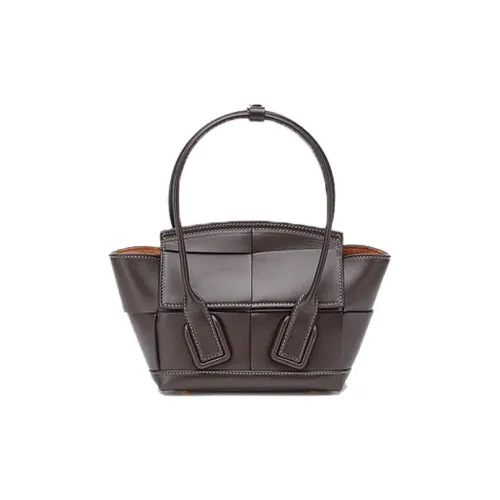 Bottega Veneta Arco Гладкая поверхность Телячья кожа Арочный And Стрелка Сумка Портативная Сумка через плечо Мини Женская