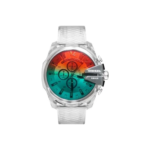 DIESEL MEGA CHIEF Коллекция Chameleon Collection Наручные часы Кварцевый механизм Белый циферблат Мужские часы