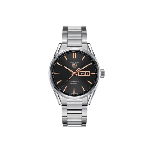 TAG HEUER Механический Movement Унисекс Carrera Collection Часы 41мм*41мм Черные