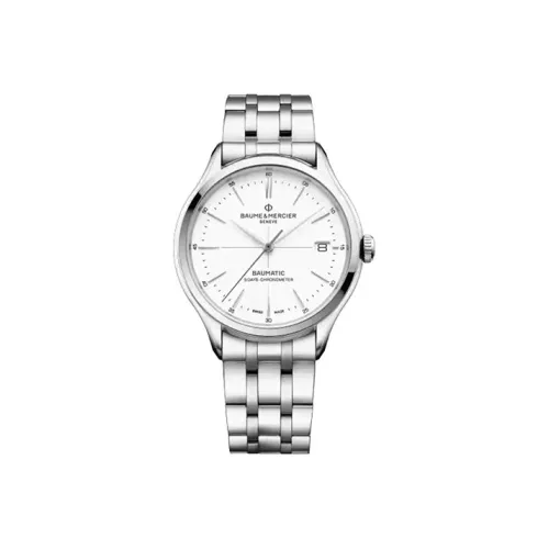 Baume & Mercier Автоматический Механический Мужской Часы Creighton Collection 40mm*11,1mm Белый