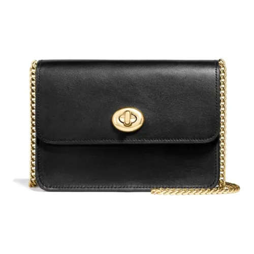 COACH Bowery Коровья кожа Портативная сумка через плечо сумка на плечо Женская Черная