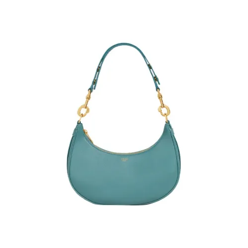 CELINE Коровья кожа Сумка Средний Женские Дымчато-зеленый