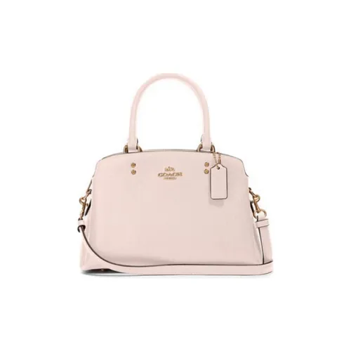 COACH Кожа Одно плечо Через плечо Доска для ноутбука Сумка Маленькая Женская Розовая