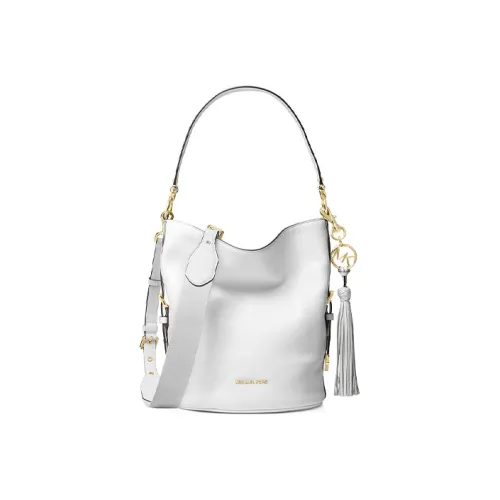 MICHAEL KORS MK Brooke Кожа Ведрообразные сумки Сумки через плечо Сумка через плечо Женская Белая