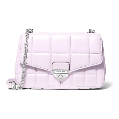 MICHAEL KORS Soho Sheepskin Crossbody Bag Shoulder Bag Large Women's Light Purple