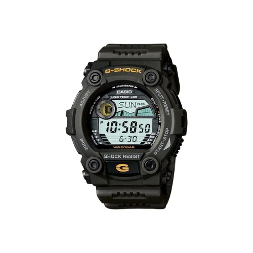 CASIO Кварцевый механизм Смольный ремешок Часы для мужчин Серый циферблат