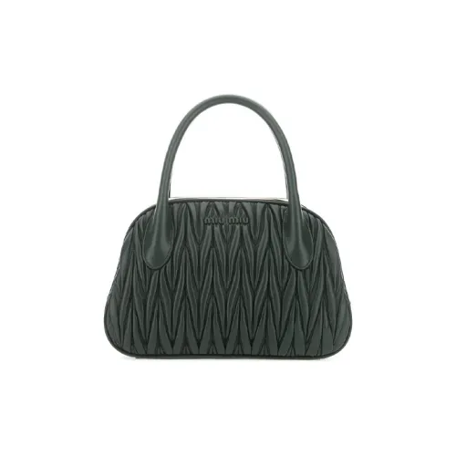 MIU MIU Кожа Сумка Сумка через плечо Унисекс Зеленая