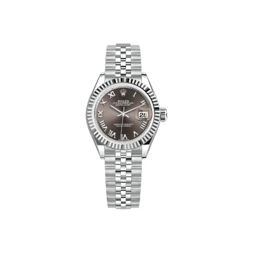 ROLEX Автоматический Механический Movement Женские Women's Apparel Log Series Часы 28 мм Серые