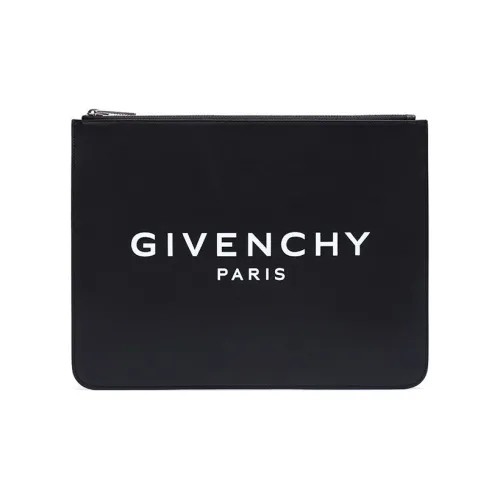 Givenchy Кожа Клатч Большой Мужской Черный