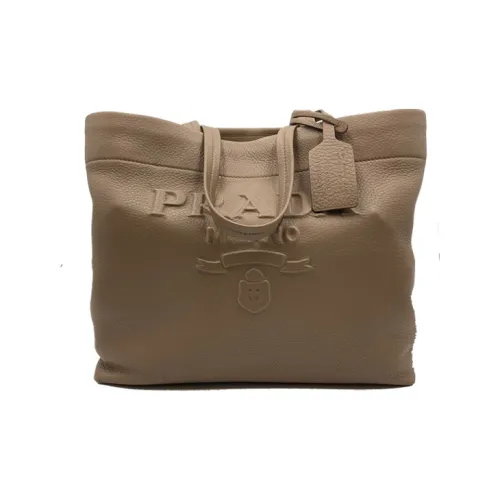 PRADA Luggage Collection Кожа Сумка Женская Коричневая