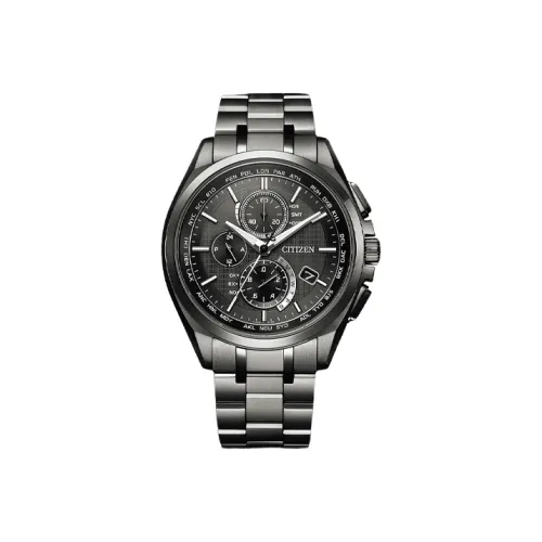 CITIZEN Светильник Кварцевый механизм Мужские часы серии Attesa 41,5 мм Черные