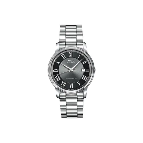 Mido Baroncelli Автоматический Механический Механизм Мужские Часы Часы 39 мм Серый Циферблат