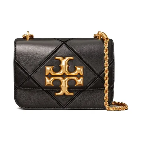 Tory Burch ELEANOR Кожа Сумка Сумка с цепочкой Сумка через плечо Маленькая Женская Черная