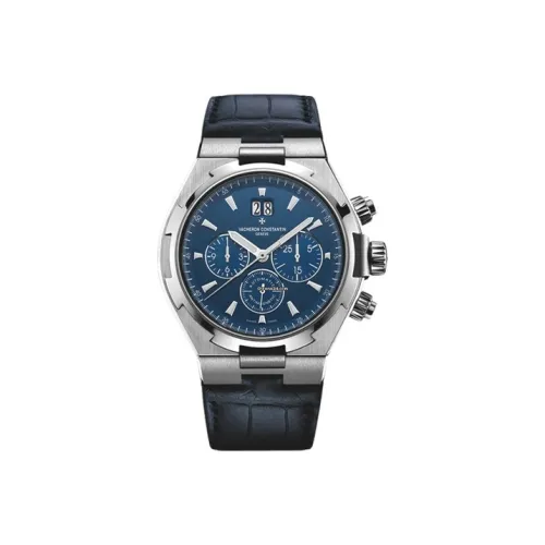 VACHERON CONSTANTIN Автоматический Механический Часы Мужские Longitudinal and Lateral Collection OVERSEAS 42мм*12мм Синий