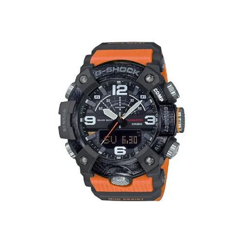 CASIO MASTER OF Land Series Кварцевый механизм Resin ремешок Часы Мужские Черный циферблат GG B100 1A9JF