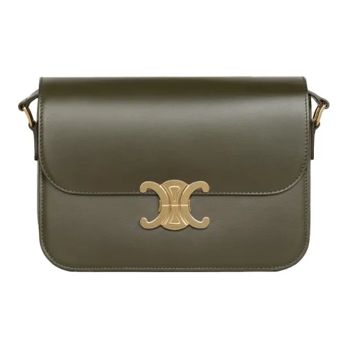 CELINE Triomphe Arc De Triomphe Блестящая коровья кожа