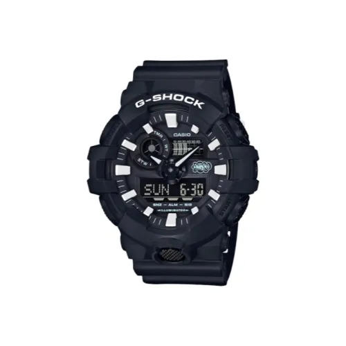 CASIO Liquid Crystal Analog Dual Display Series Кварцевый механизм Часы Мужские Черный циферблат