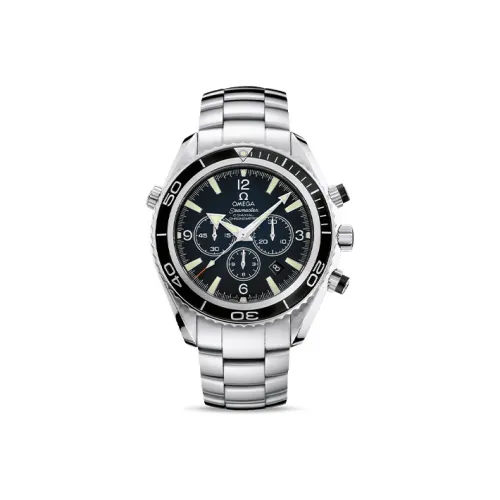 OMEGA Автоматический Механический Часы Мужские Seahorse Series Ocean Universe 45,5 мм Черные