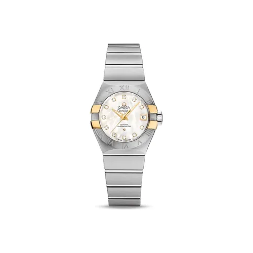 OMEGA Constellation Collection Автоматический Механический Механизм Женские Часы 27 мм Белый Циферблат
