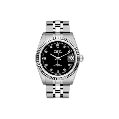 TUDOR Автоматический Механический Механизм Мужские Часы Prince and Princess Collection Черные