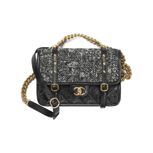 CHANEL Чехол для телефона из телячьей кожи кошелек для монет сумка через плечо сумка женская черный белый