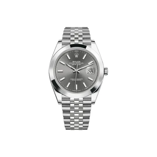 ROLEX Автоматический Механический Механизм Мужские Часы Log Series 41 мм Серые