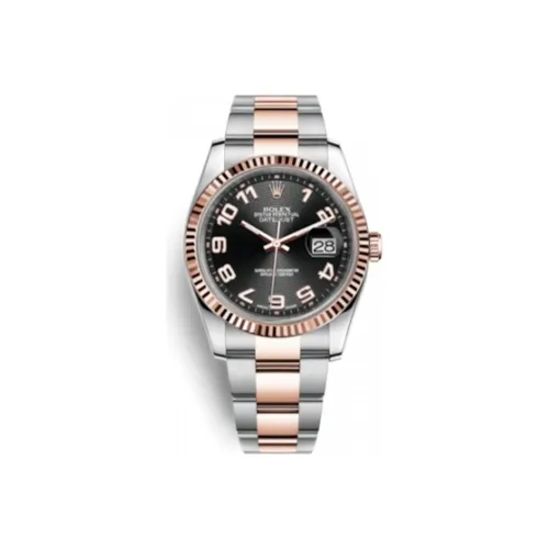 ROLEX Oyster Perpetual Datejust Автоматический Механический Часы Мужские Циферблат 36 мм Черный