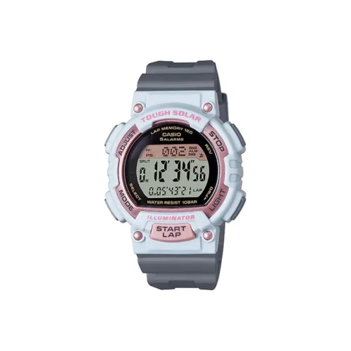 CASIO YOUTH Collection Круглый Циферблат Цифровый Отображение Кварцевый Механизм Резиновый Ремешок Часы Мужские Серый Циферблат