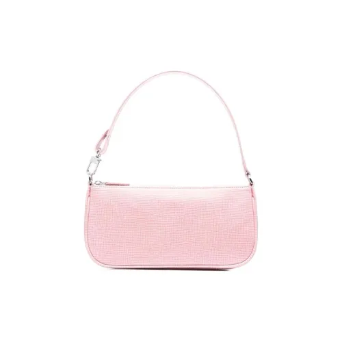 By Far Rachel Коровья кожа Сумка на плечо Женская Персиково-розовая