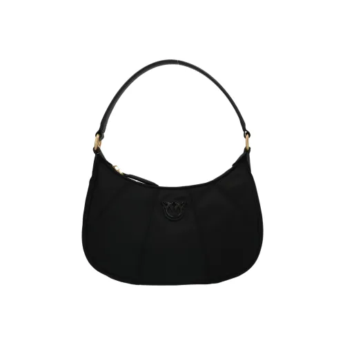 PINKO Полумесяц Сумка Маленькая Сумочка Сумка на Плечо Портативная Сумка через Плечо Сумка через Плечо Мини Женский Черный