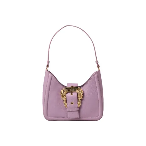 VERSACE JEANS COUTURE Кожа Плечевая Сумка Женская Светло-фиолетовая