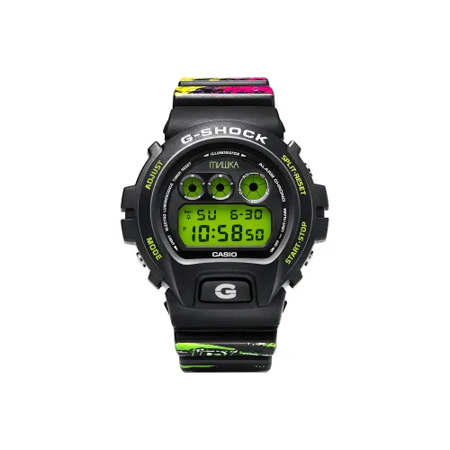 CASIO G SHOCK Collection Кварцевый механизм Смольный ремешок Часы Мужские Черный циферблат