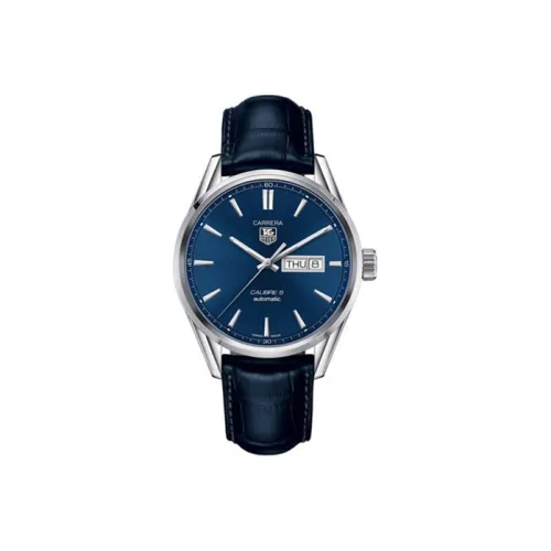 TAG Heuer Carrera Collection Автоматический Механический Механизм Мужские Часы Часы 41 мм Синий Циферблат