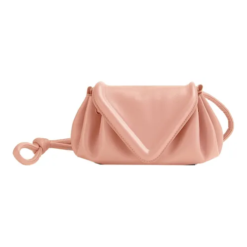 Bottega Veneta Кожа Сумка через плечо Клатч Маленький Женский Розовый