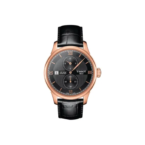 Tissot Le Locle Collection Автоматический Механический Механизм Мужские Часы Часы 39,3мм Черный Циферблат