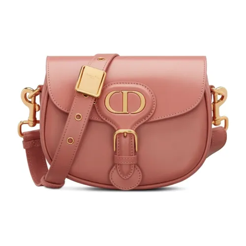 DIOR Bobby Гладкая коровья кожа Сумка через плечо Женская Розовая