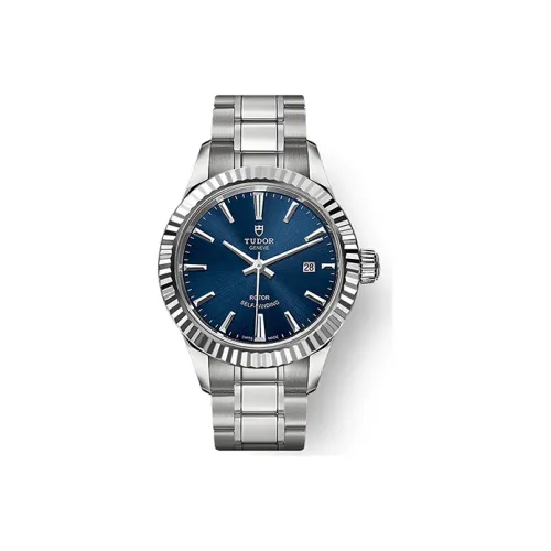 TUDOR Wind Style Collection Автоматический Механический Механизм Женские Часы 28 мм Синий Циферблат