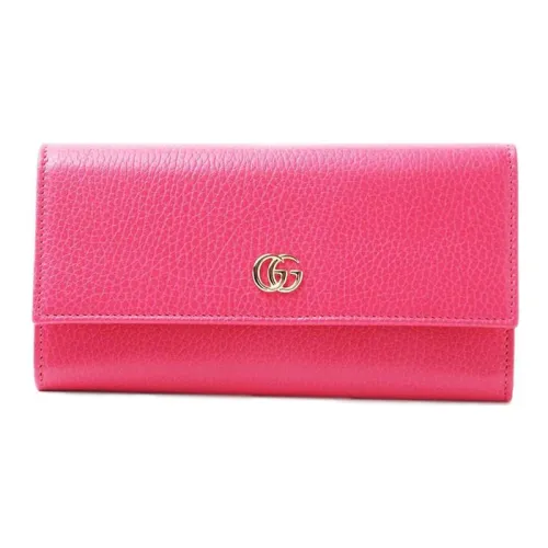 GUCCI GG Marmont Кожа Кошелек Женские Розовый
