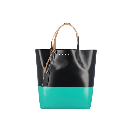 MARNI Корова Кожа Полиэстер Через плечо Одно Плечо Сумка Унисекс Черный