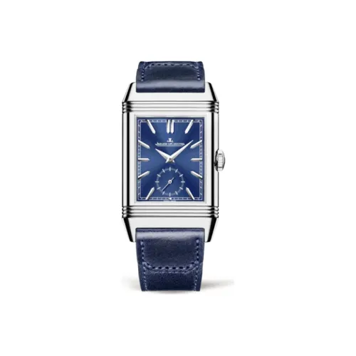 Jaeger LeCoultre Механизм с ручным заводом Мужские часы Flip Collection REVERSO 47 мм Синий