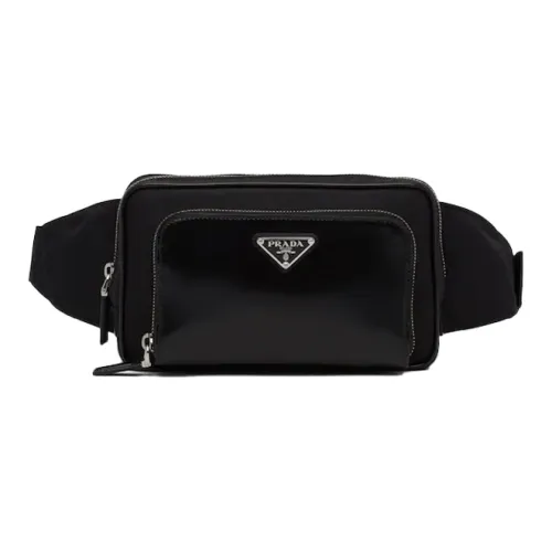 PRADA Saffiano Nylon Wallet Men's Black