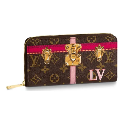 LOUIS VUITTON Zippy Canvas Wallet Clutch Regular Women's Brown