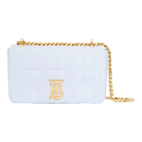 Burberry Lola Сумка Lambskin Сумка через плечо Мини Женская Светло-синяя