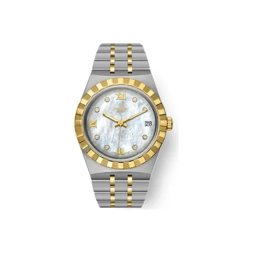 TUDOR Автоматический Механический Движение Женские Royal Collection Часы Жемчужная Раковина Цвет