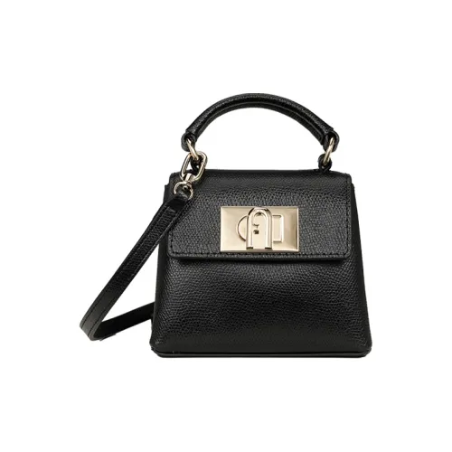 Furla 1927 Collection Сумка через плечо из коровьей кожи мини-сумка женская черная