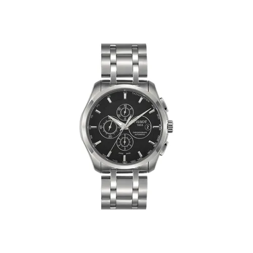 TISSOT Автоматический Механический Механизм Мужские Часы Kutu Collection 43 мм Черные