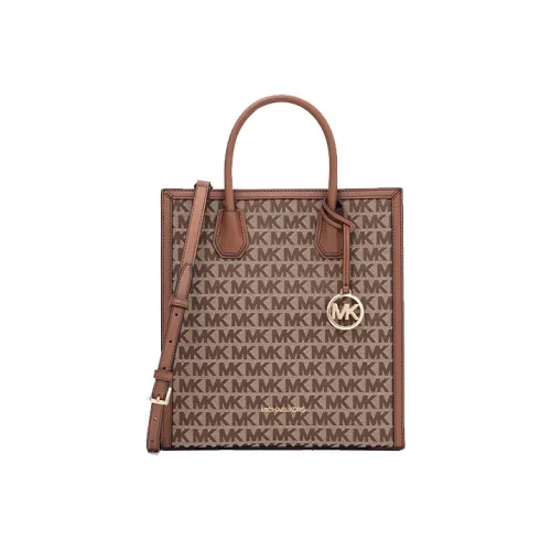 MICHAEL KORS MICHAEL KORS Handbag Collection Mercer Хлопок Полиэстер Сумка Средний Женский Карамельный Коричневый